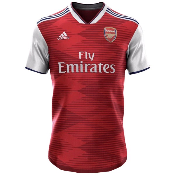 Tailandia Camiseta Arsenal 1ª 2019-2020 Blanco Rojo